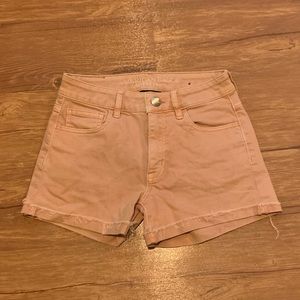 Pink American Eagle high rise shorts